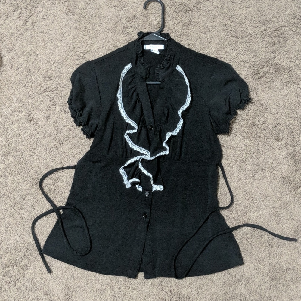 Dress Barn ruffle blouse